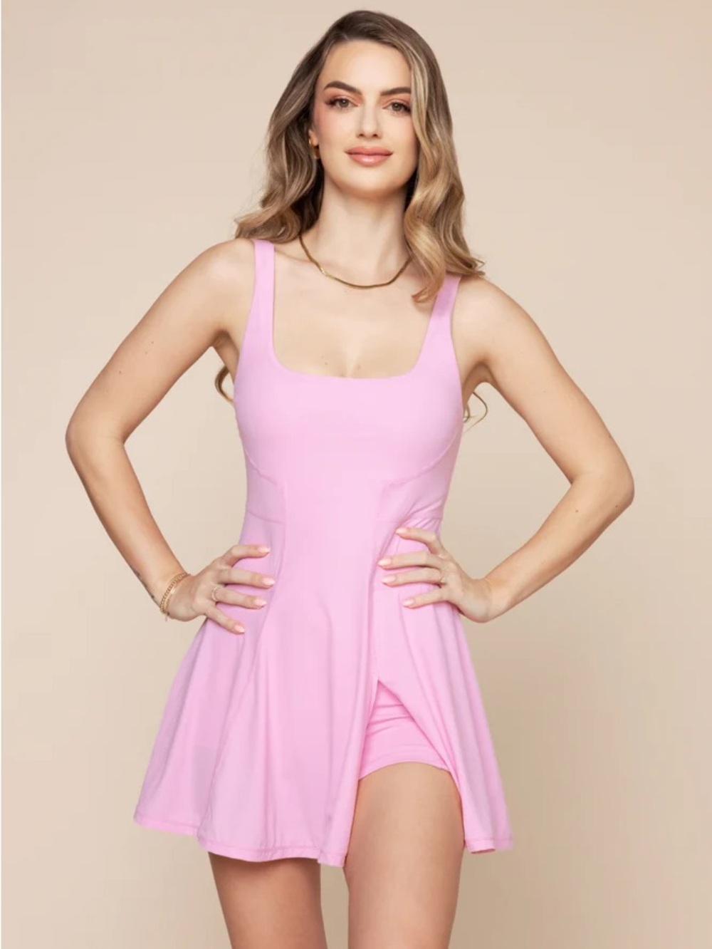 Popflex Tie-Breaker Superdress™ - Bubblegum medium NWT - Picture 2 of 5